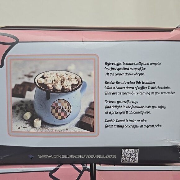 3 PACK Double Donut Coffee 54 COUNT Flavored Hot Chocolate Pumpkin Spice Packets - Picture 4 of 6